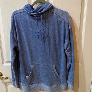 Tribal cowl neck sweatshirt